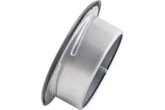 Ventilation supply valve 160 mm metal - S-DVS160 RAL9005 30% glossy