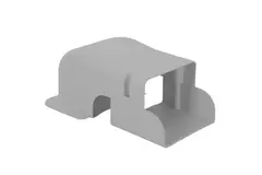 ClimaConnect wall cap for mounting duct 100 mm - RAL 9010