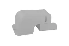 ClimaConnect wall cap for mounting duct 100 mm - RAL 9010
