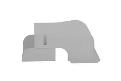 ClimaConnect wall cap for mounting duct 100 mm - RAL 9010