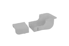 ClimaConnect wall cap for mounting duct 100 mm - RAL 9010