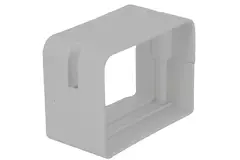 ClimaConnect connector for mounting duct 75 mm - RAL 9010