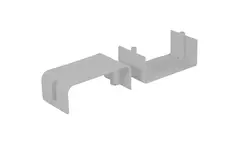 ClimaConnect connector for mounting duct 75 mm - RAL 9010