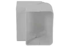ClimaConnect outer bend for mounting duct 75 mm - RAL 9010