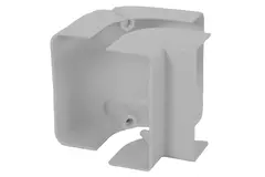 ClimaConnect outer bend for mounting duct 75 mm - RAL 9010