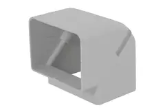 ClimaConnect outer bend for mounting duct 75 mm - RAL 9010