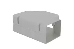 ClimaConnect T-piece for mounting duct 100 mm - RAL 9010