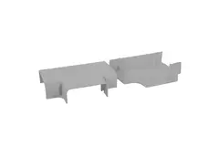 ClimaConnect T-piece for mounting duct 100 mm - RAL 9010