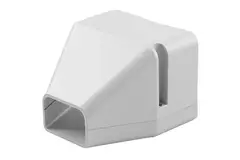 ClimaConnect end piece for mounting duct 100 mm - RAL 9010