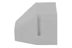 ClimaConnect end piece for mounting duct 75 mm - RAL 9010