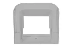 ClimaConnect wall rosette for mounting channel 100 mm - RAL 9010