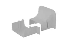 ClimaConnect wall rosette for mounting channel 100 mm - RAL 9010