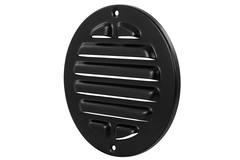 Outside grille round 125 mm aluminum - RAL9005 30% gloss