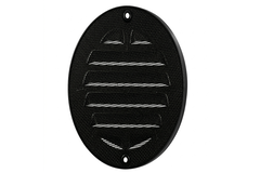 Outside grille round 125 mm aluminum - RAL9005 30% gloss