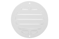 Outside grille round 80 mm aluminum - RAL9016