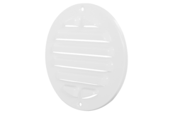 Outside grille round 80 mm aluminum - RAL9016