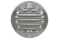 External grille round 80 mm stainless steel304