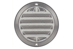 External grille round 125 mm stainless steel304