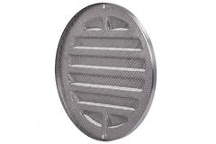 External grille round 125 mm stainless steel304