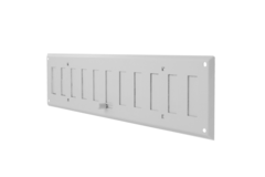 Wall grille adjustable 300x100 mm metal - RAL 9016