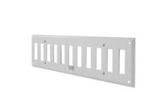 Wall grille adjustable 300x100 mm metal - RAL 9016