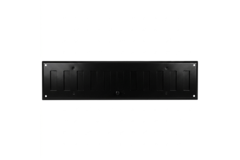 Wall grille adjustable 500x100mm metal - RAL9005 30% glossy