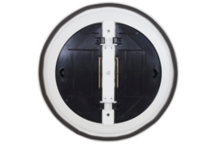 Round ceiling grille with fixed pattern, Ø 250 mm - RAL9010