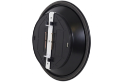 Ceiling diffuser round with fixed pattern Ø 250 mm - RAL9005 30% gloss