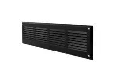 Wall grille 500x150mm aluminum - RAL9005 30% glossy