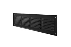 Wall grille 500x150mm aluminum - RAL9005 30% glossy