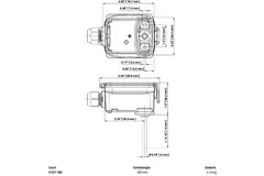 Belimo channel/immersion temperature sensor PT1000 300x6 mm - 01DT-1BR