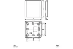 Belimo room temperature sensor Ni1000TK5000 - 01RT-1D-0
