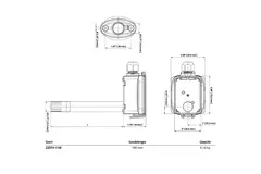 Belimo duct sensor for humidity and temperature - probe 140 mm - 22DTH-11M