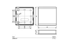 Belimo room sensor for CO₂, humidity and temperature - MP-Bus - 22RTM-18-1
