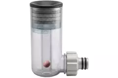 Waterless recessed siphon for condensate drainage.