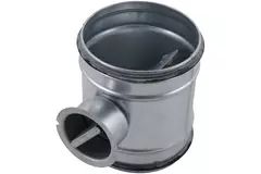 Manually-operated check valve Ø 80mm for spiral duct
