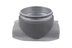 Thermoduct saddle piece 90 degrees 160 mm