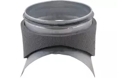Thermoduct saddle piece 90 degrees 160 mm