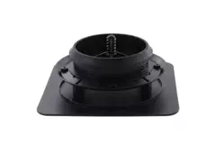 ClimaConnect Design Square Vent, Ø 125 mm - Black