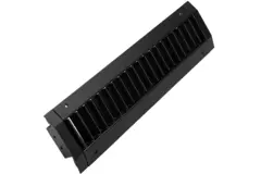 ClimaConnect dual-adjustable duct grille, 325x75 mm, for ducts 160 to 400 mm - RAL 9005