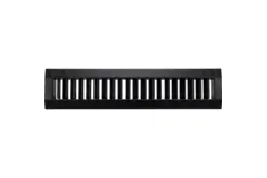 ClimaConnect dual-adjustable duct grille, 325x75 mm, for ducts 160 to 400 mm - RAL 9005