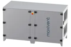 Maxivent WTW air handling units with counterflow heat exchanger, 2800 m³/h, with horizontal right-side hot-water coil - PHE 2800 H WOJR