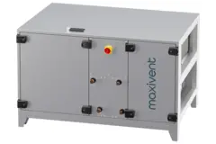 Maxivent WTW air handling units with heat exchanger, 2000 m³/h, with hot-water coil and cold-water coil, horizontal, right-side configuration - RHE 2000 H WKJR