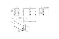 Maxivent WTW air handling units with counterflow heat exchanger, 2800 m³/h, with horizontal left-side hot-water coil - PHE 2800 H WOJL