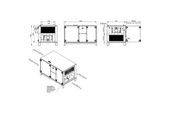 Maxivent WTW Air Handling Units with Heat Exchanger Wheel, 3400 m³/h, Horizontal, Right-Handed - RHE 3400 H OOJR