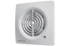 Vent Axia bathroom extractor fan Supra with humidity sensor, timer and pullcord switch Ø125 mm