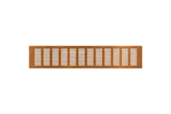 Aluminum baseboard grille - brushed copper, L=500 mm x H=100 mm - RA1050G