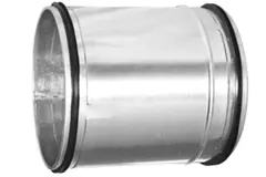 Extended sliding joint with gasket 80 mm (galvinised)