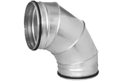 Round spiral bend 90° Ø 250mm for spiral duct
