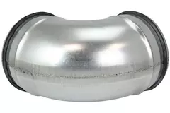 Short round spiral bend 90° Ø 160mm for spiral duct